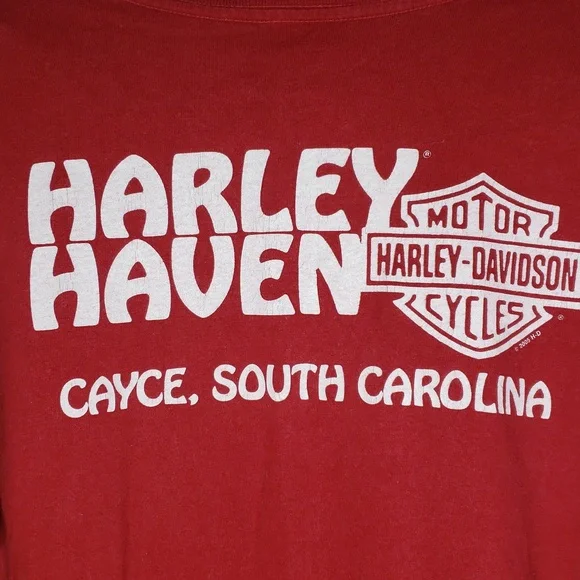 Vintage Harley Davidson Mens Motorcycles Long Sleeve Shirt Size L Logo USA Biker - Picture 6 of 16